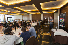 Alumnos del Basque Culinary Center en el restaurante Delicatto