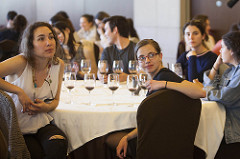 Alumnos del Basque Culinary Center en el restaurante Delicatto