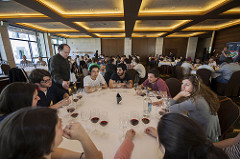 Alumnos del Basque Culinary Center en el restaurante Delicatto