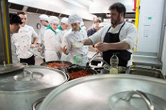 Alimentos de La Rioja en la escuela de Hostelería