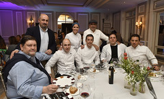 Cena maridaje del #productoriojano en Madrid con los chefs riojanos con estrella Michelin