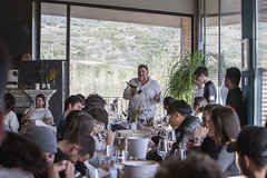 Alumnos del Basque Culinary Center visitan La Rioja: Bodega de Juan Carlos Sancha en Baños de Río Tobía