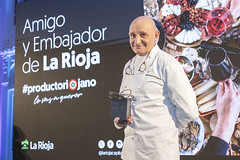 Toño Pérez, 'Amigo de La Rioja' y Miguel Caño, 'Embajador de La Rioja'
