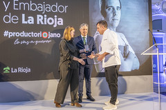 Toño Pérez, 'Amigo de La Rioja' y Miguel Caño, 'Embajador de La Rioja'