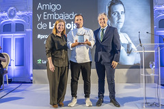 Toño Pérez, 'Amigo de La Rioja' y Miguel Caño, 'Embajador de La Rioja'