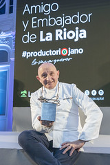 Toño Pérez, 'Amigo de La Rioja' y Miguel Caño, 'Embajador de La Rioja'