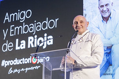 Toño Pérez, 'Amigo de La Rioja' y Miguel Caño, 'Embajador de La Rioja'