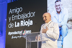 Toño Pérez, 'Amigo de La Rioja' y Miguel Caño, 'Embajador de La Rioja'