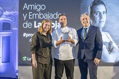 Toño Pérez, 'Amigo de La Rioja' y Miguel Caño, 'Embajador de La Rioja'