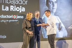 Toño Pérez, 'Amigo de La Rioja' y Miguel Caño, 'Embajador de La Rioja'