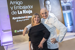 Toño Pérez, 'Amigo de La Rioja' y Miguel Caño, 'Embajador de La Rioja'