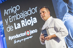 Toño Pérez, 'Amigo de La Rioja' y Miguel Caño, 'Embajador de La Rioja'