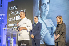 Toño Pérez, 'Amigo de La Rioja' y Miguel Caño, 'Embajador de La Rioja'