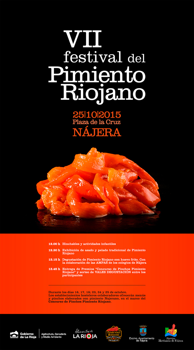 Cartel Festival Pimiento Riojano 2015